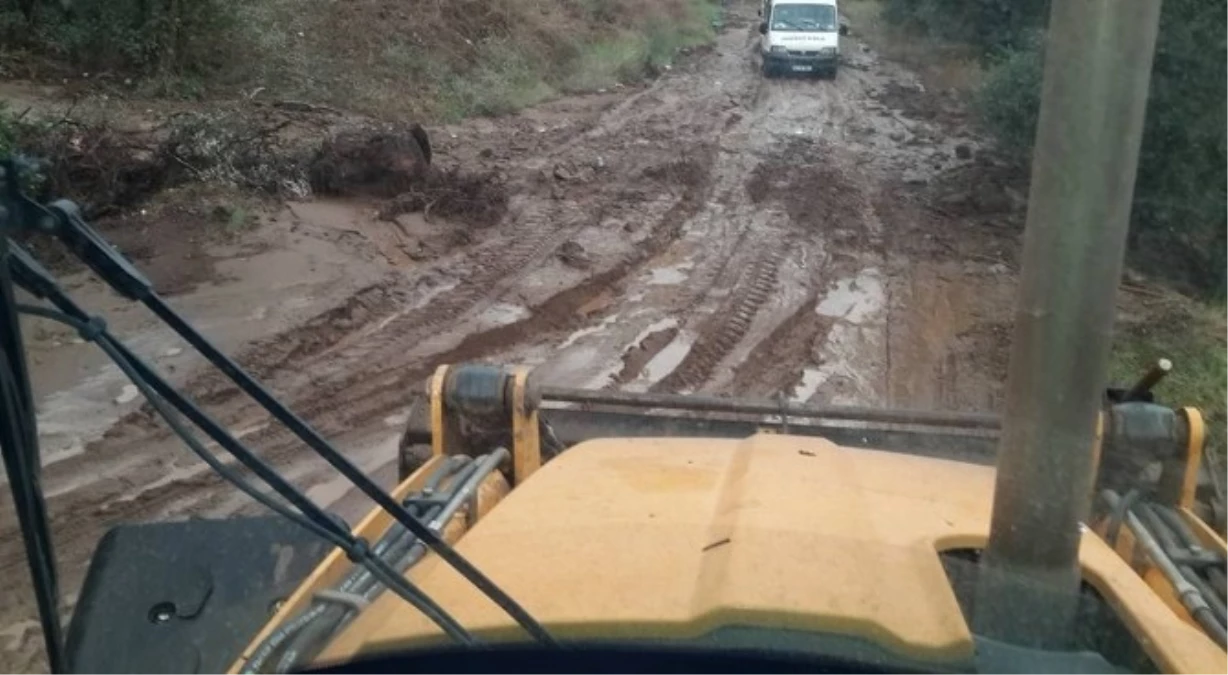 Nazilli\'de Aşırı Yağmur Sele Yol Açtı