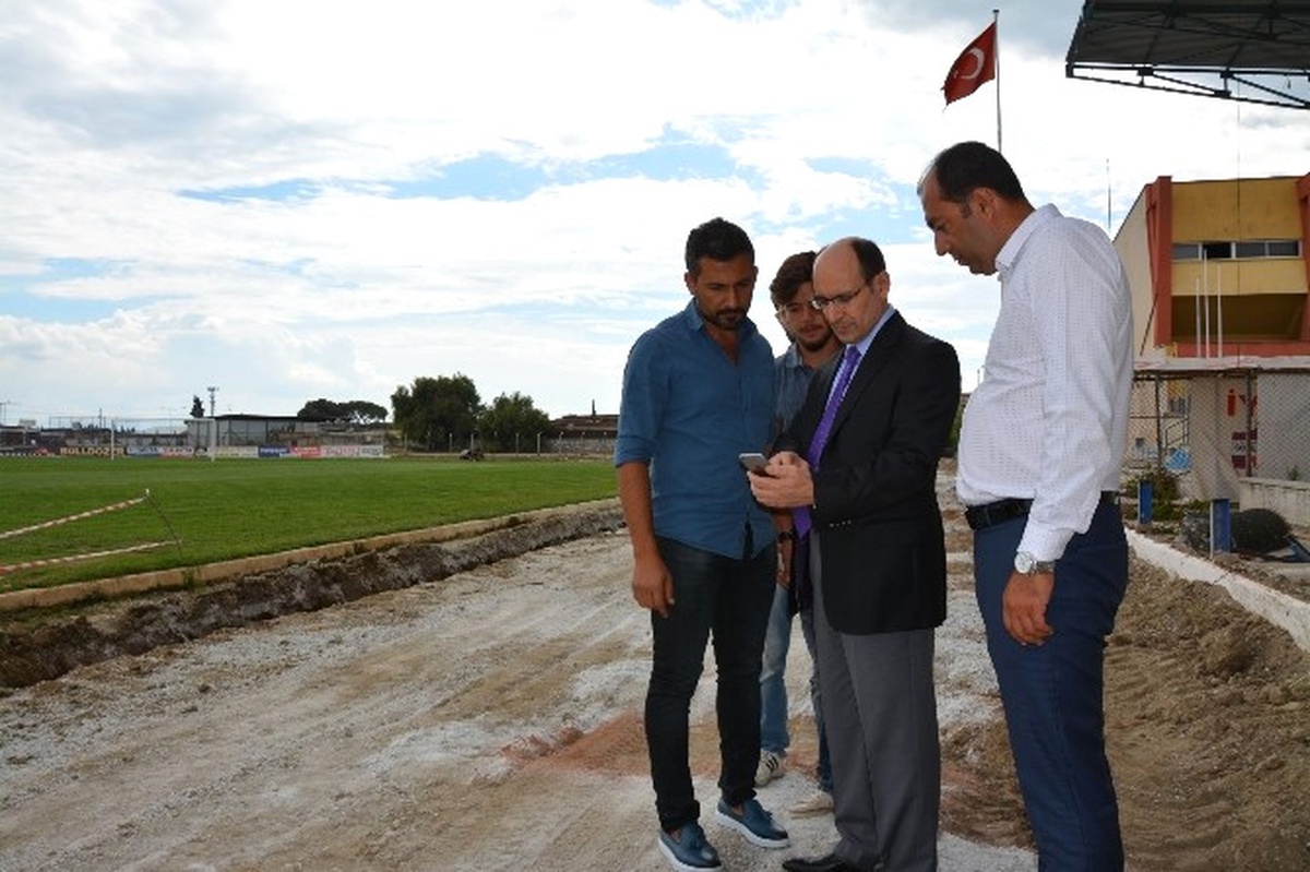 Söke Şehir Stadı\'ndaki Çalışmalar Yakın Zamanda Bitecek