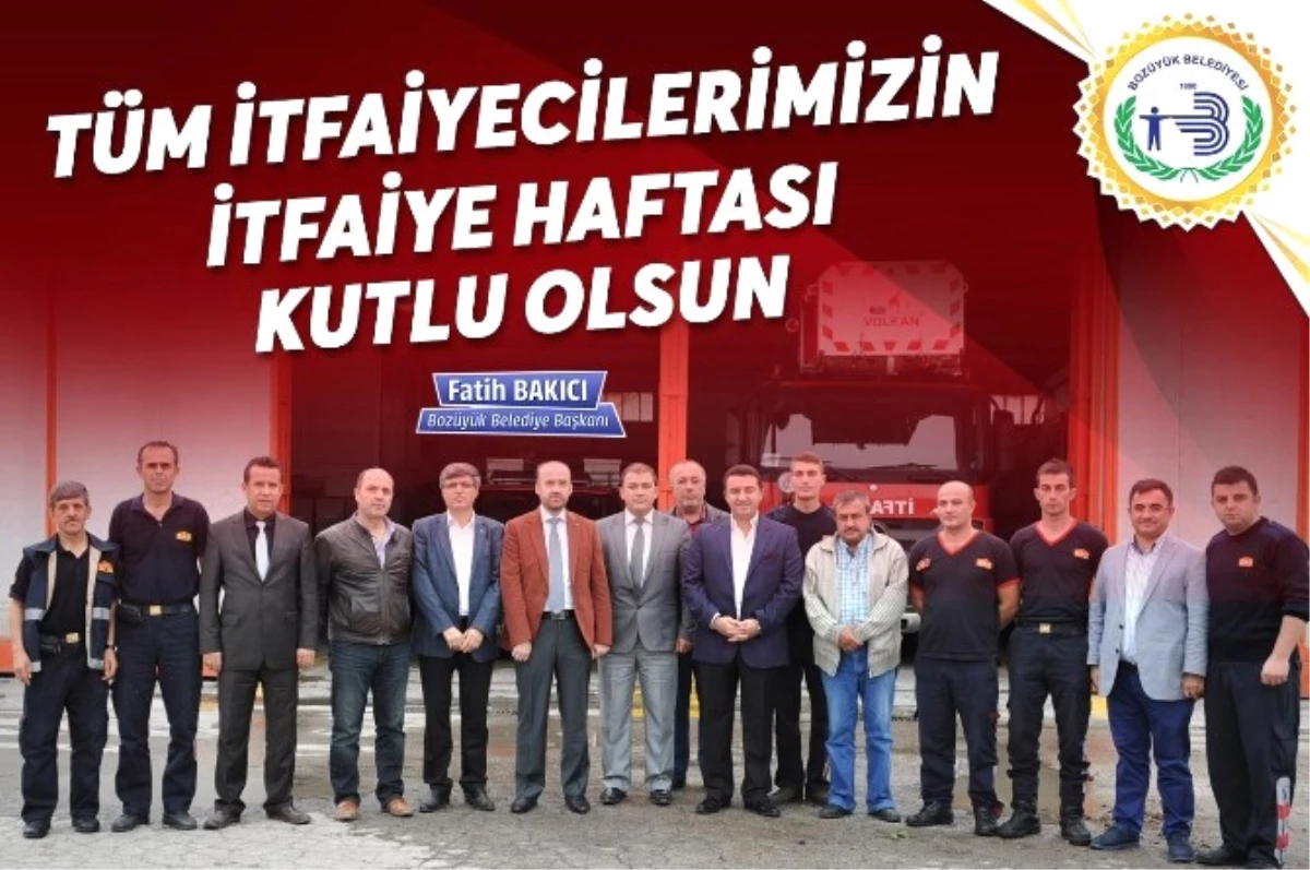 Bozüyük Belediye Başkanı Fatih Bakıcı İtfaiye Haftası\'nı Kutladı