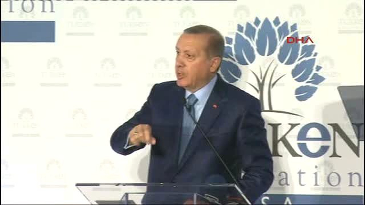 Dha Dış Haber - Erdoğan, New York\'ta Turken Vakfında Konuştu