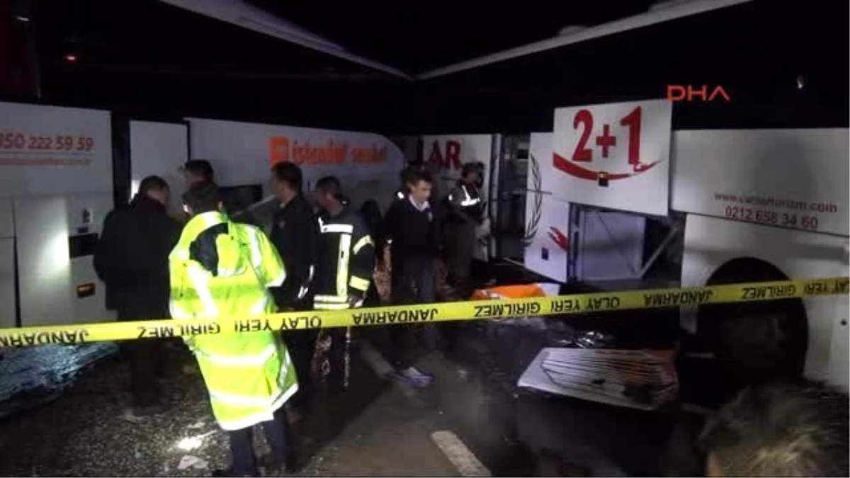 Karabük\'te İki Otobüs Çarpıştı 68 Yaralı