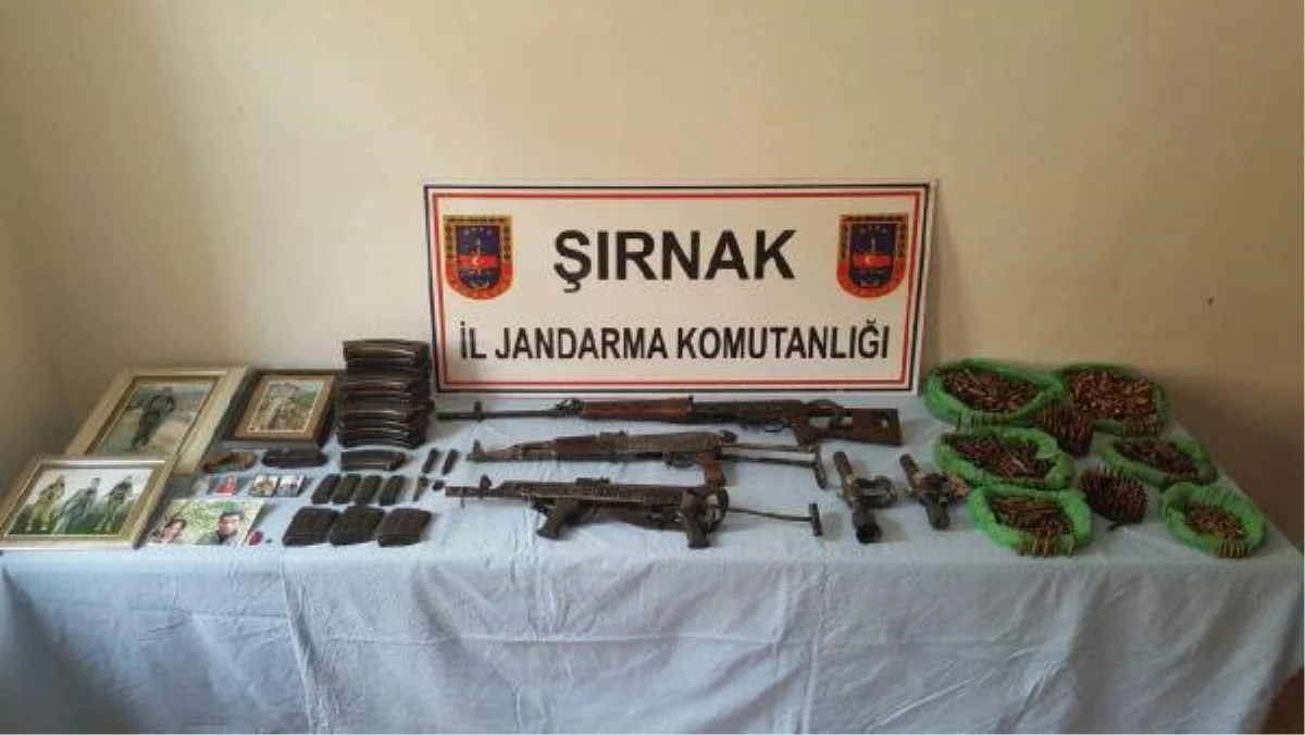 Şırnak\'ta PKK\'nın Silah Deposu Bulundu