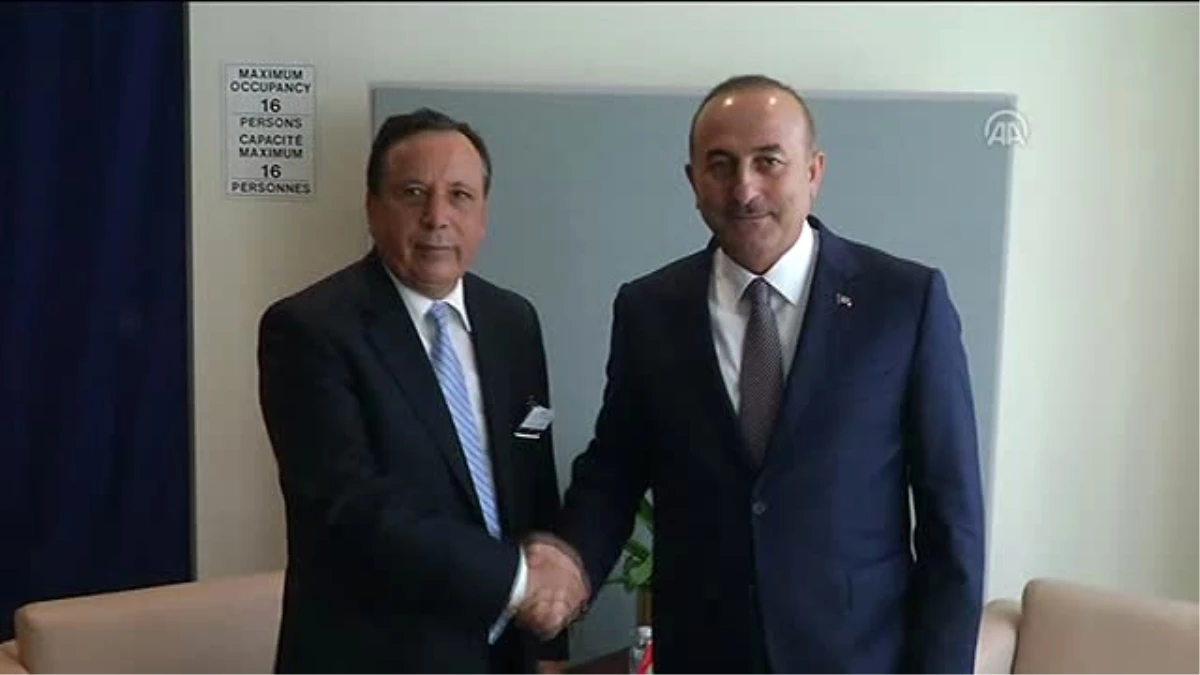 Çavuşoğlu, Tunus Dışişleri Bakanı Jhinaoui ile Görüştü - New