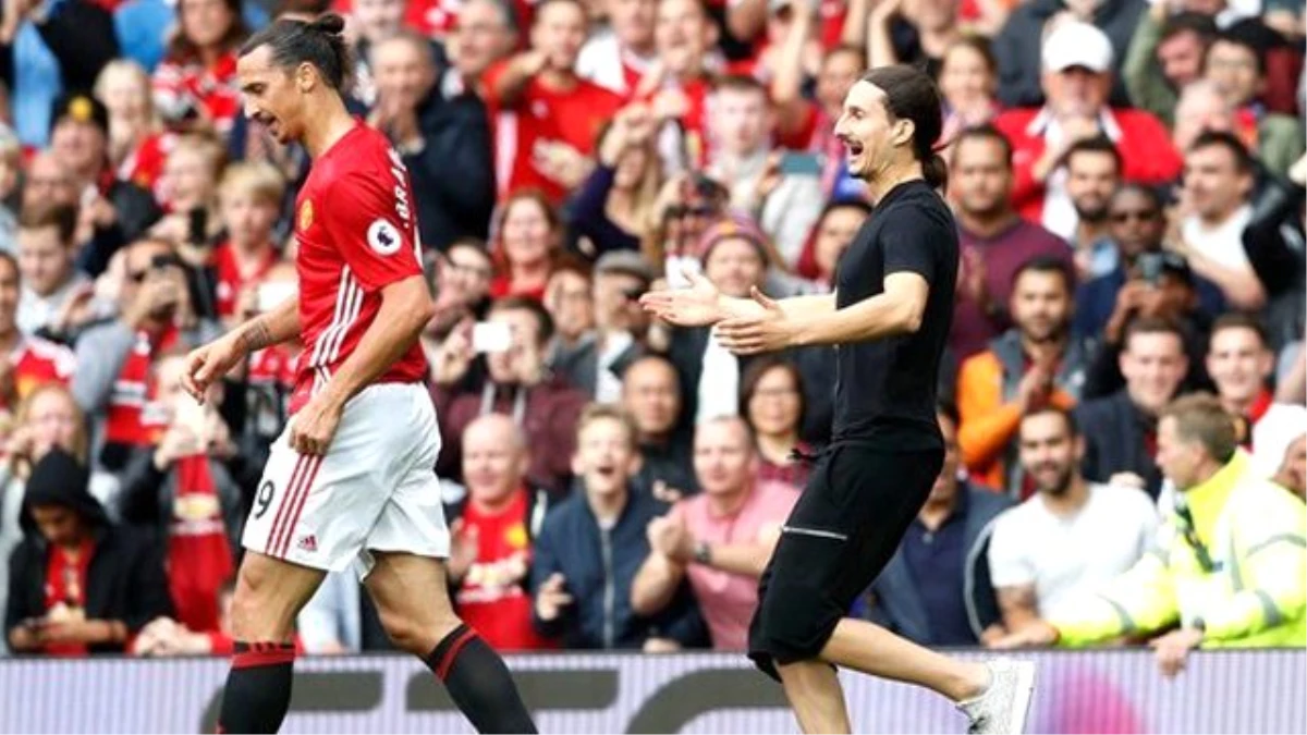 İbrahimovic\'e Benzeyen Taraftar Sahaya İndi