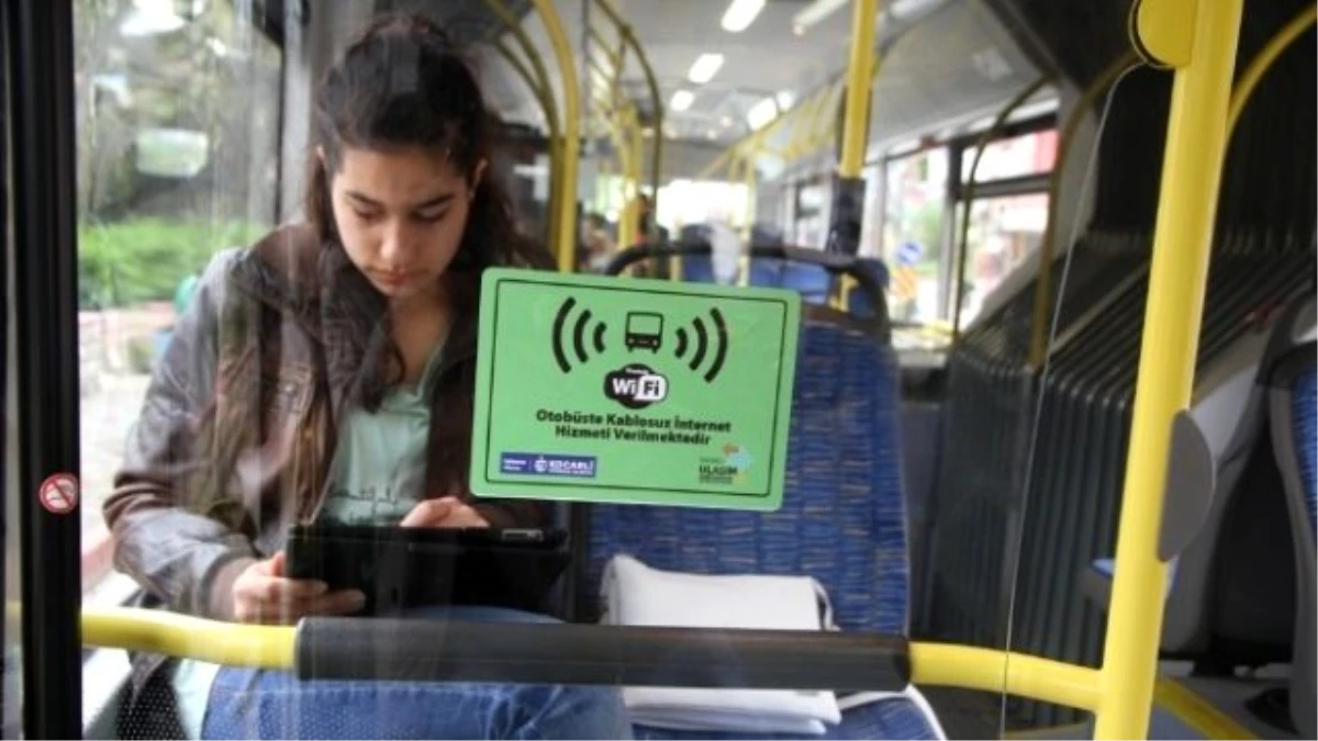 Büyükşehir Otobüslerinde Ücretsiz İnternet Rağbet Görüyor