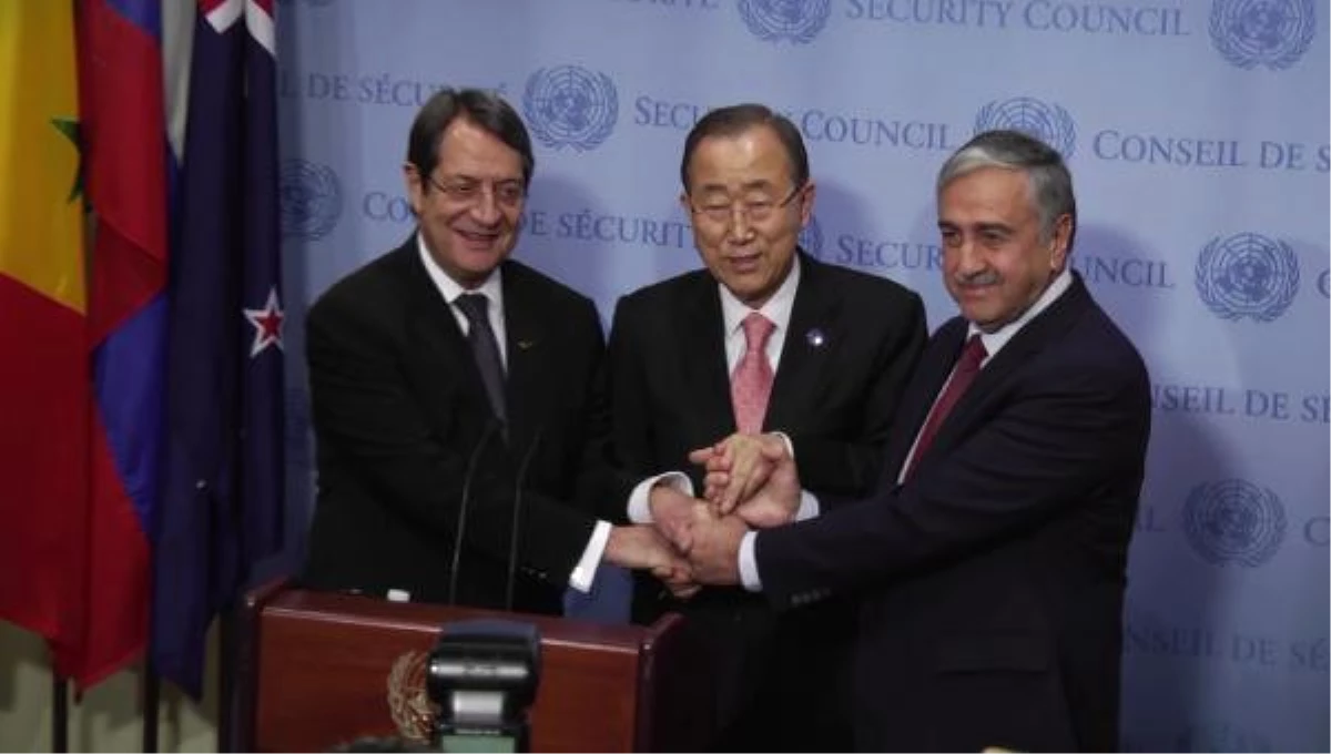 Kıbrıs Zirvesi Sonrası BM Genel Sekreteri Ban: "Liderleri Kutluyorum"
