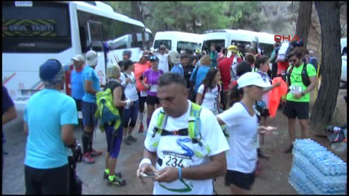 Muğla Likya Yolu Ultra Maratonu Fethiye\'den Başladı