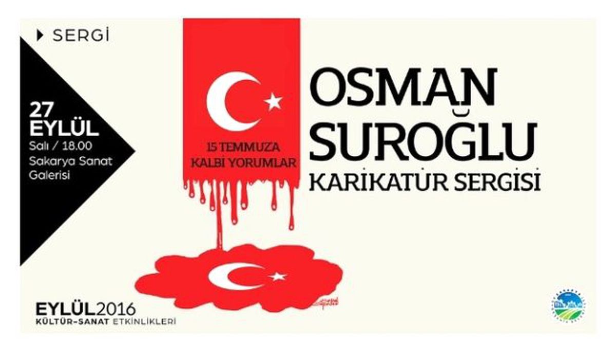 Osm\'de \'15 Temmuz Kalbi Yorumlar\' Karikatür Sergisi Açılacak