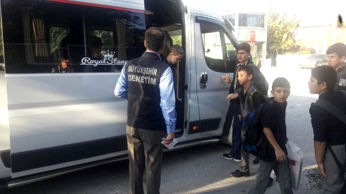 Büyükşehir Servis Denetimlerini Sürdürüyor