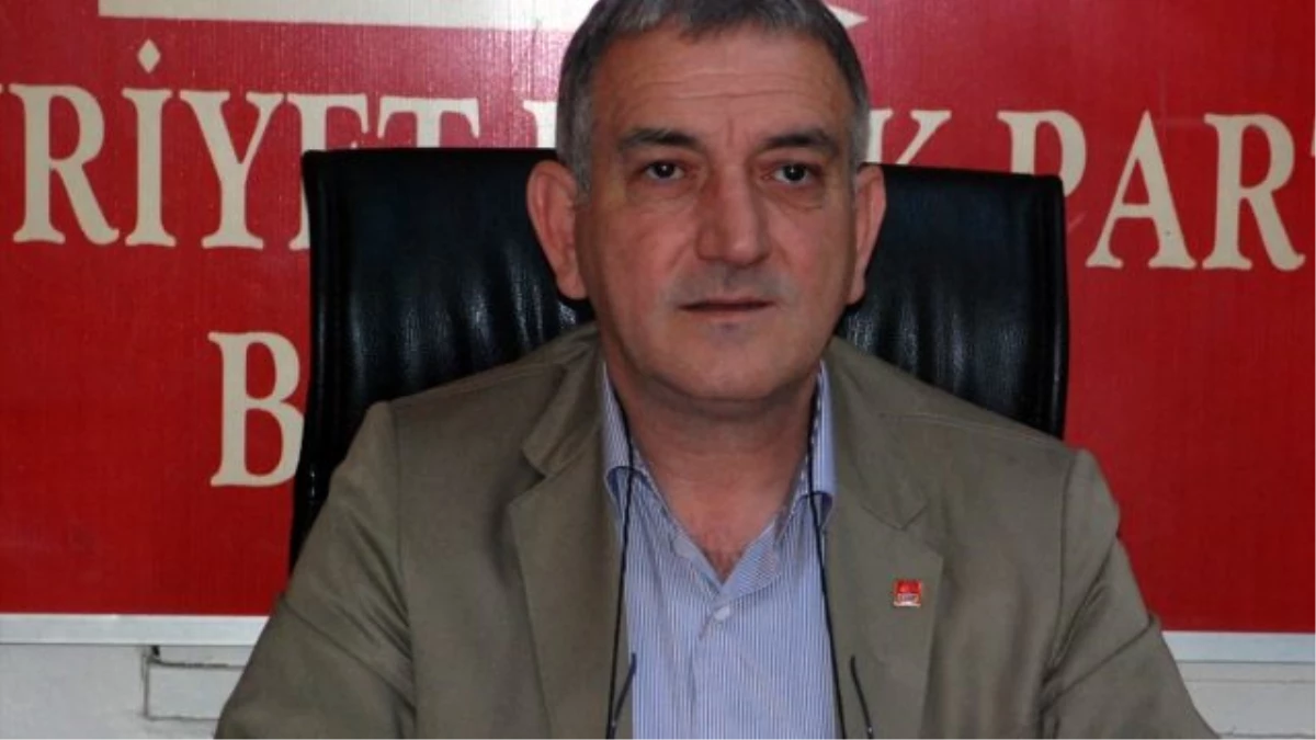CHP Bartın Merkez İlçe Başkanı Gölbucaklı Açıklaması