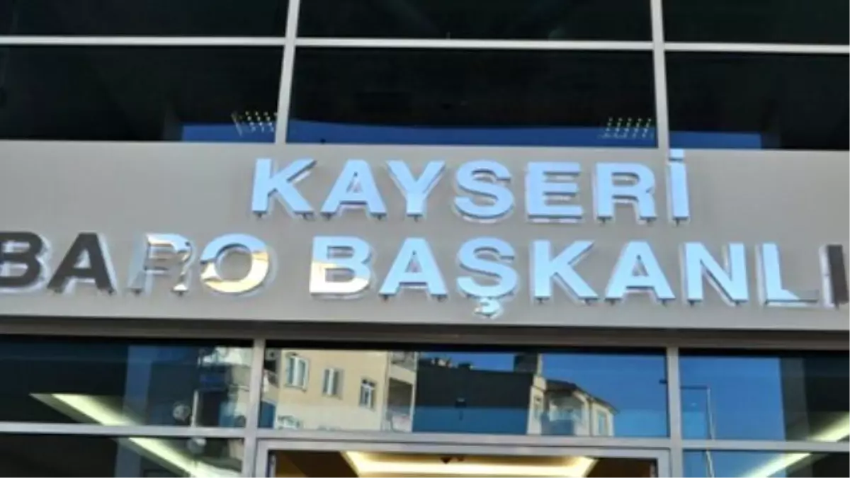 Kayseri Barosu Seçime Gidiyor