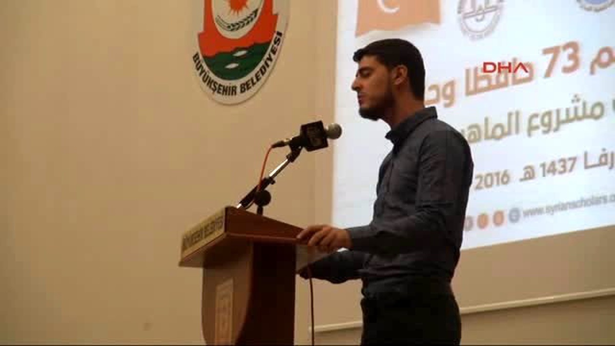 Şanlıurfa Hafızlık Kursunu Tamamlayan Suriyelilere Sertifika