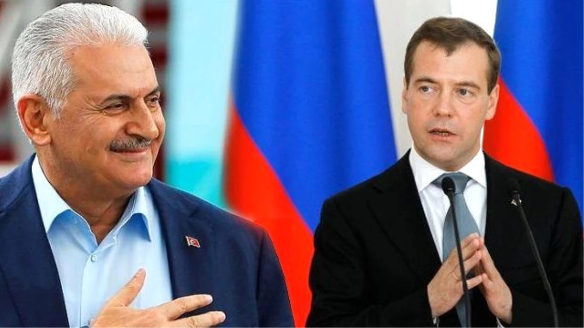 Başbakan Yıldırım\'dan Medvedev\'e Tebrik Telefonu