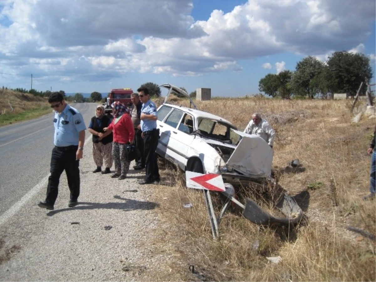 Bayramiç\'te Trafik Kazası: 1 Yaralı