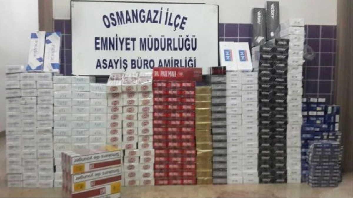 Bursa\'da Kaçak Sigara Operasyonu