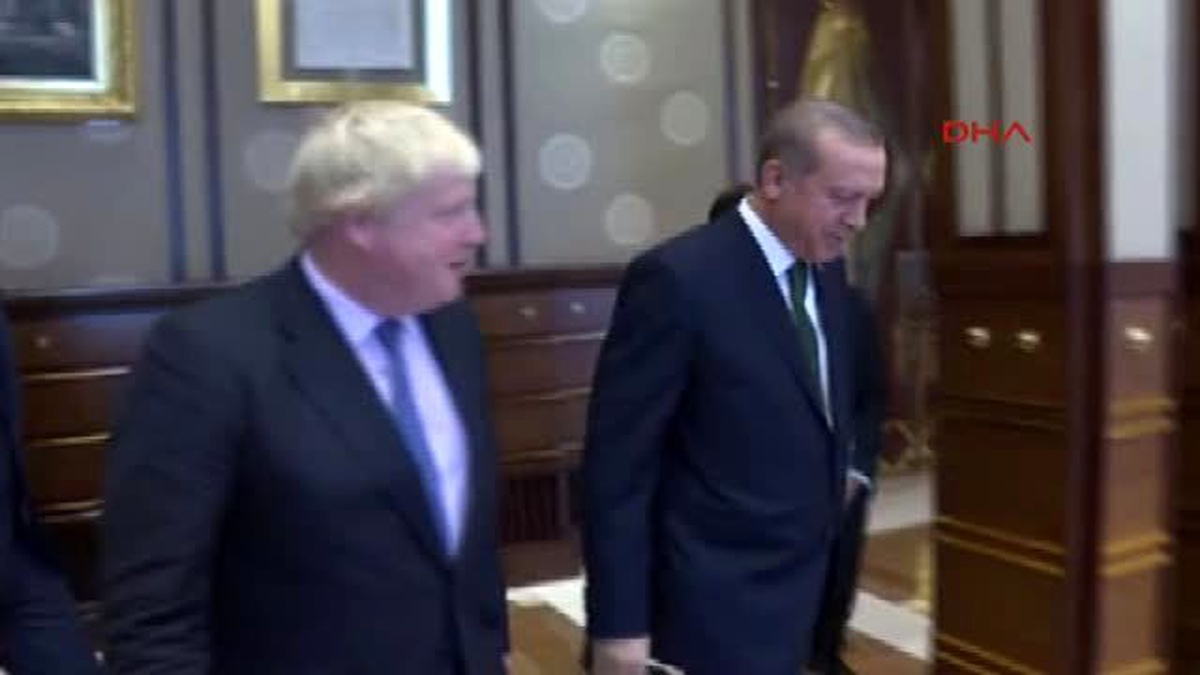 Cumhurbaşkanı Erdoğan, İngiltere Dışişleri Bakanı Johnson\'u Kabul Etti