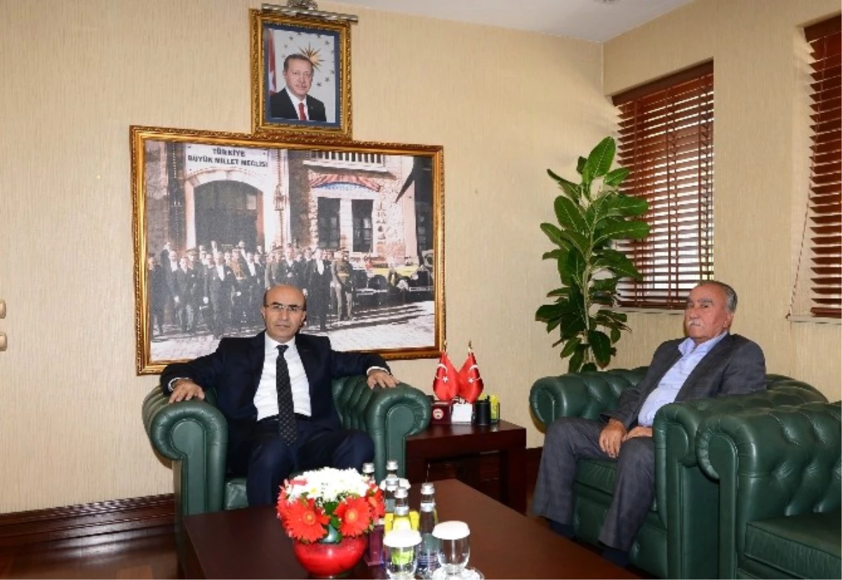 Samsat Belediye Başkanı Fırat\'tan Vali Demirtaş\'a Ziyaret