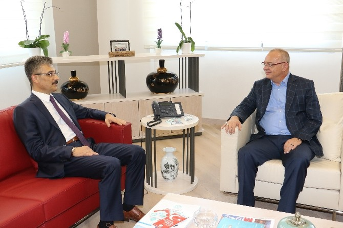 Başkan Ergün\'e Taziye Ziyaretleri