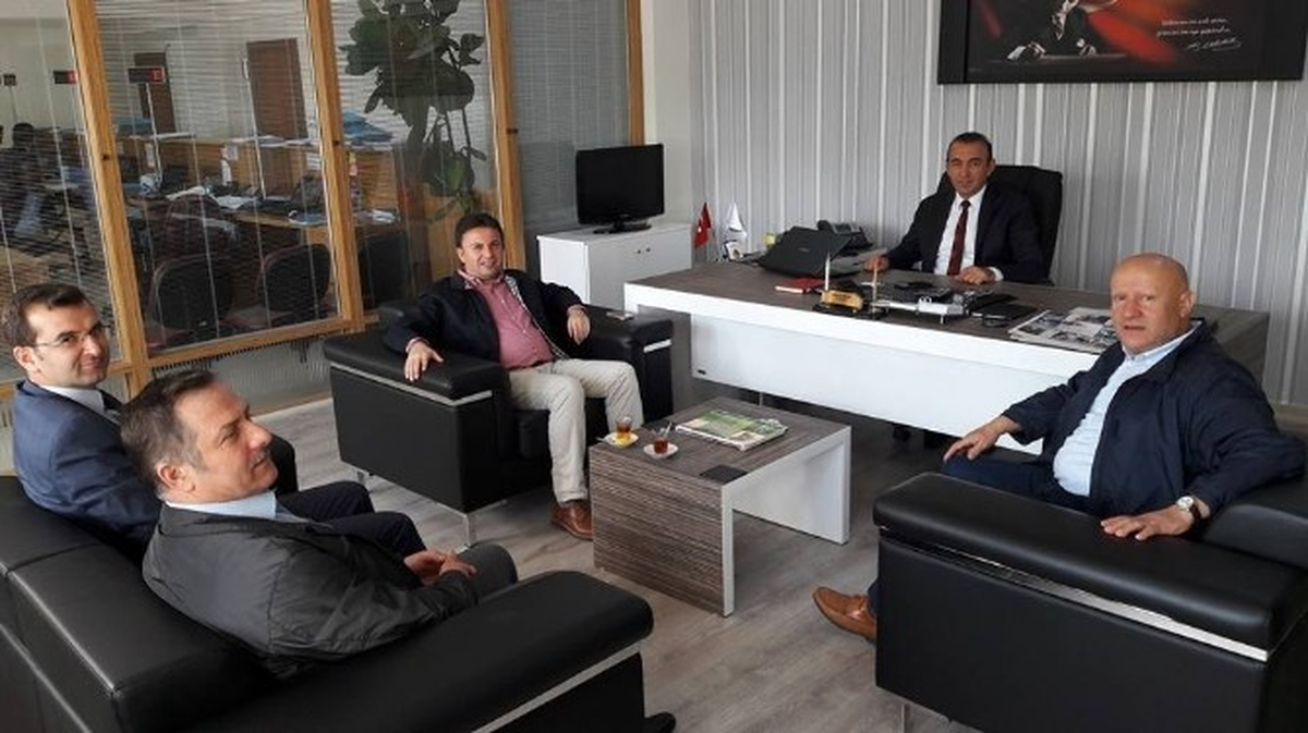 Başkan Uçar\'dan Müdür Aydın\'a Ziyaret