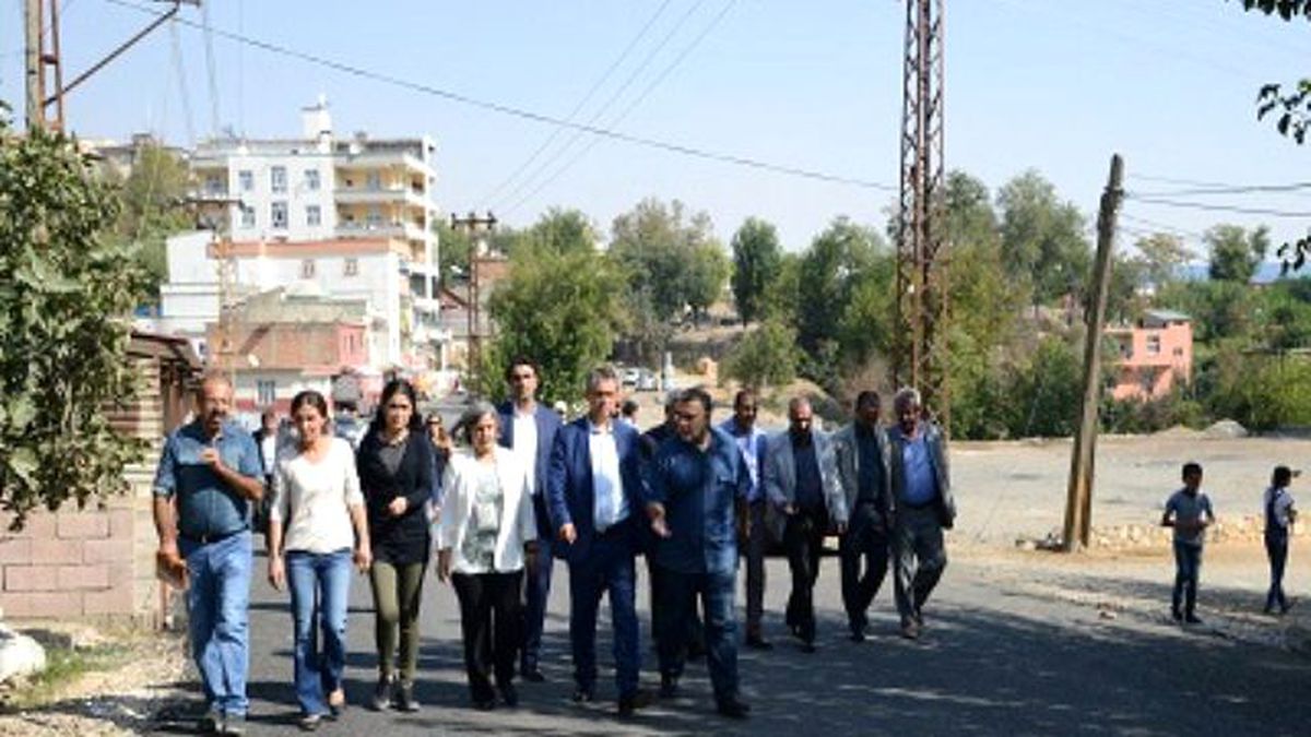 Eş Başkanlar Silvan\'da Çalışma Alanlarını Denetledi