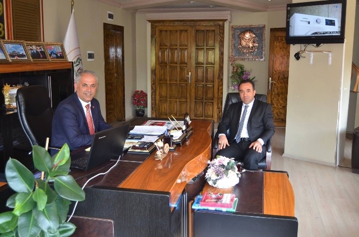 Gençlik Hizmetleri ve Spor İl Müdürü Yıldız\'dan Bayırköy Belediye Başkanı Yaman\'a Ziyaret