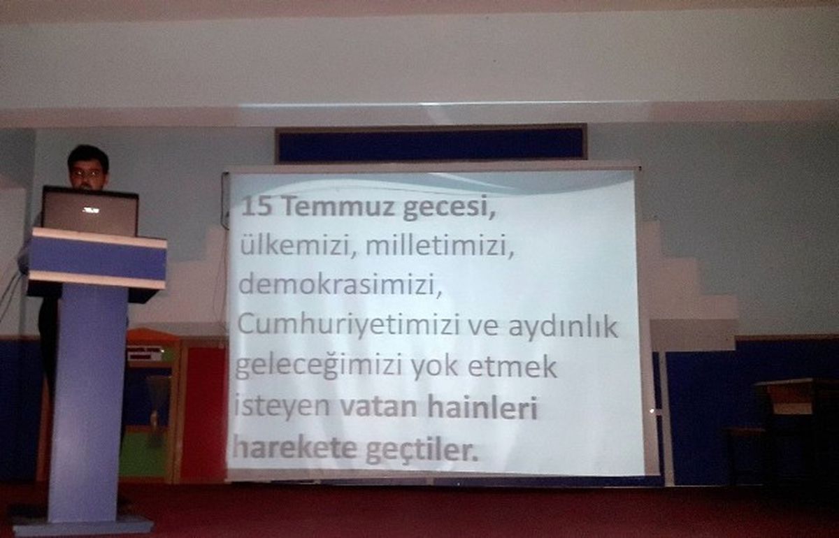 Kargı Metem\'de 15 Temmuz Anlatıldı