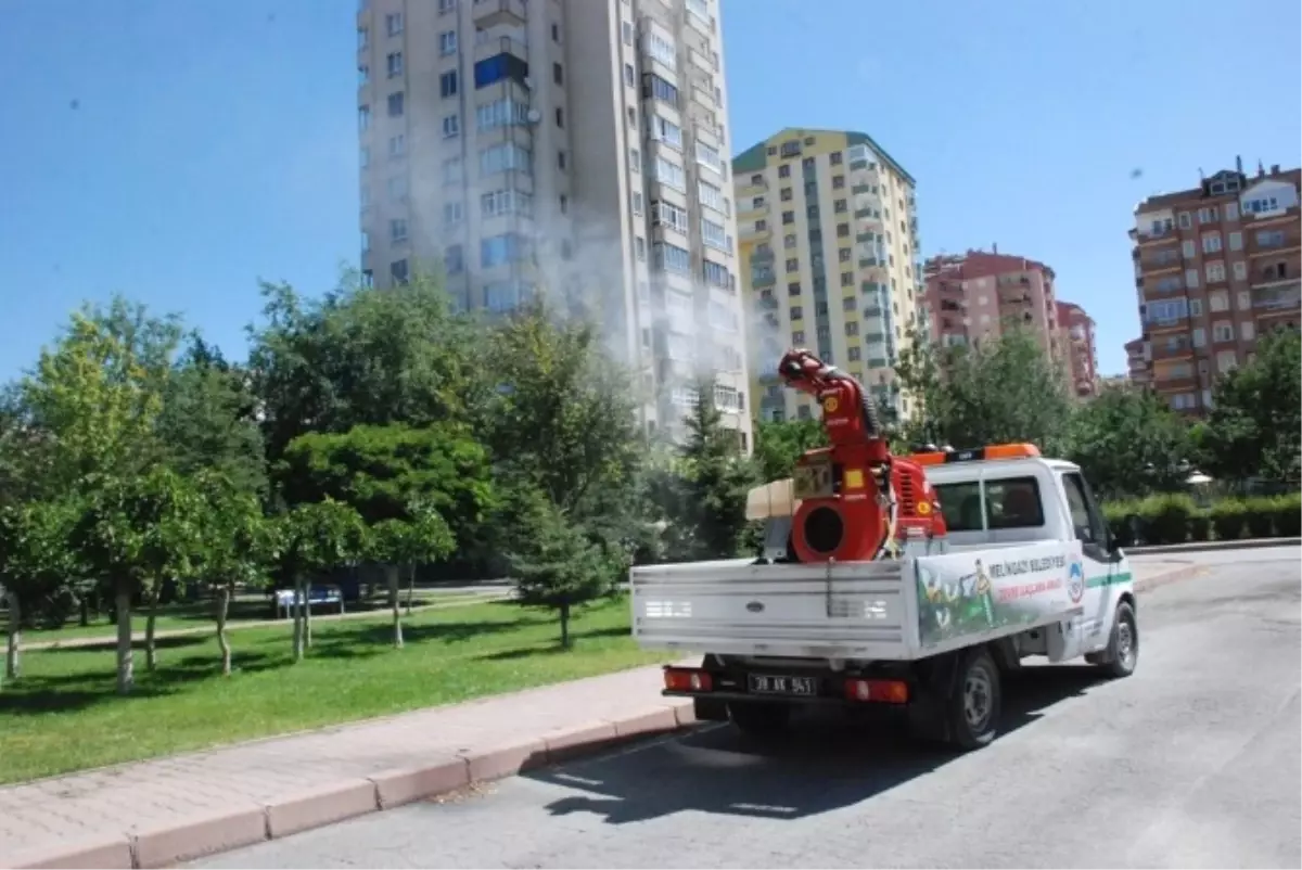 Melikgazi İlçesi Haşaratlara Karşı İlaçlandı