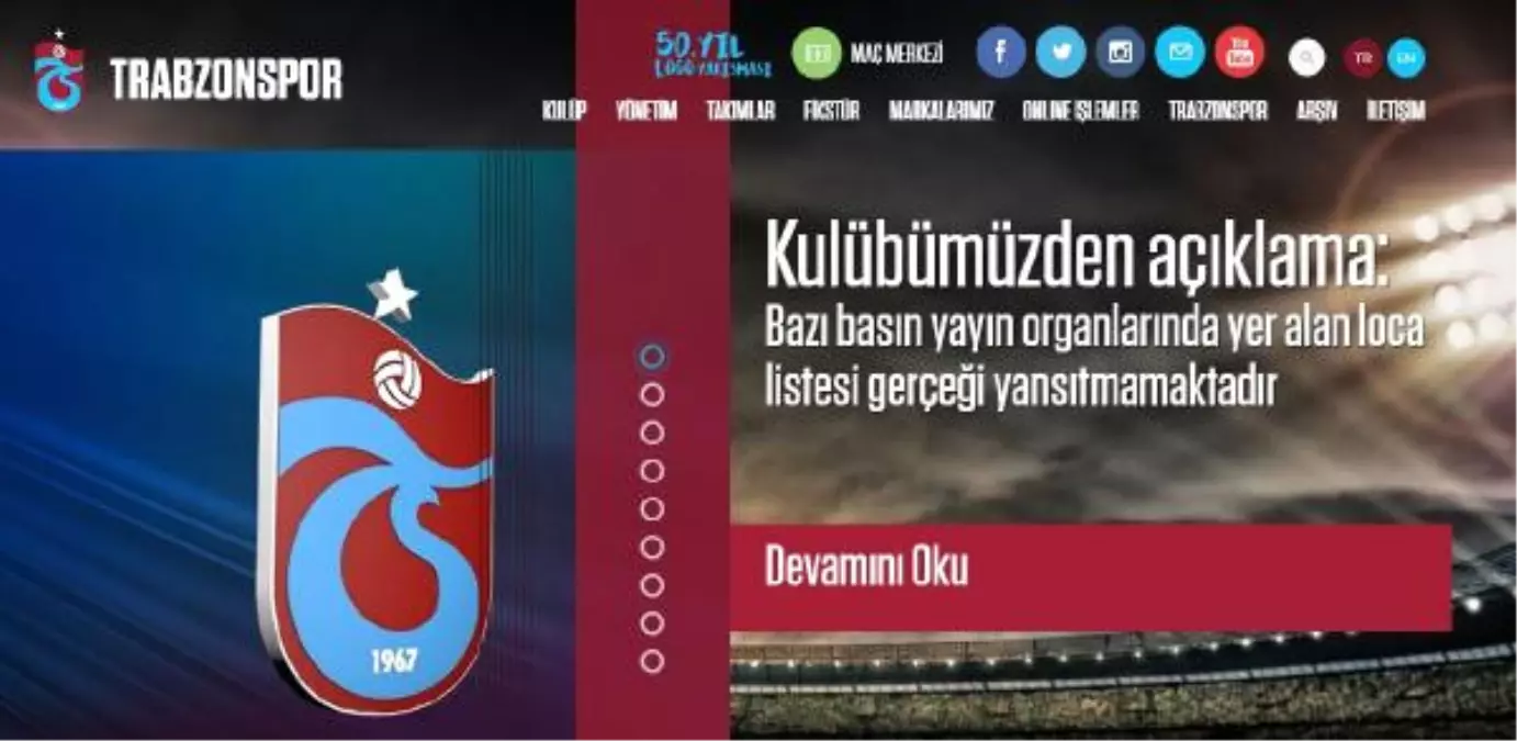 Trabzonspor\'dan Loca Açıklaması