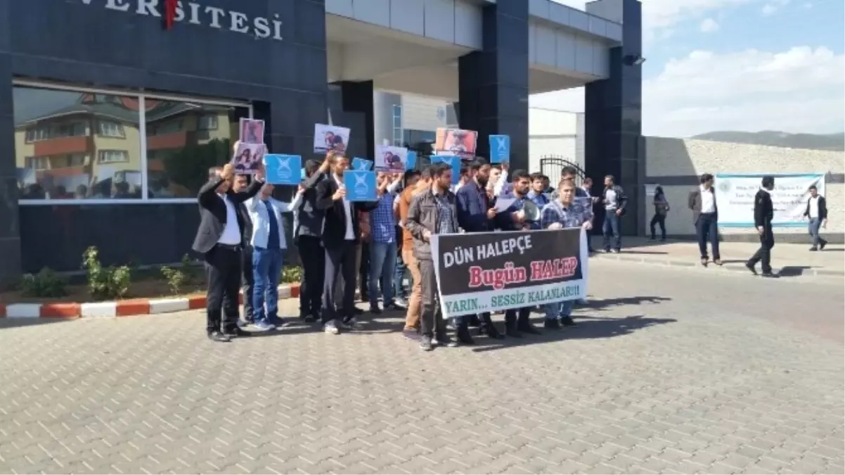 Tügva Halep\'teki Saldırıyı Protesto Etti