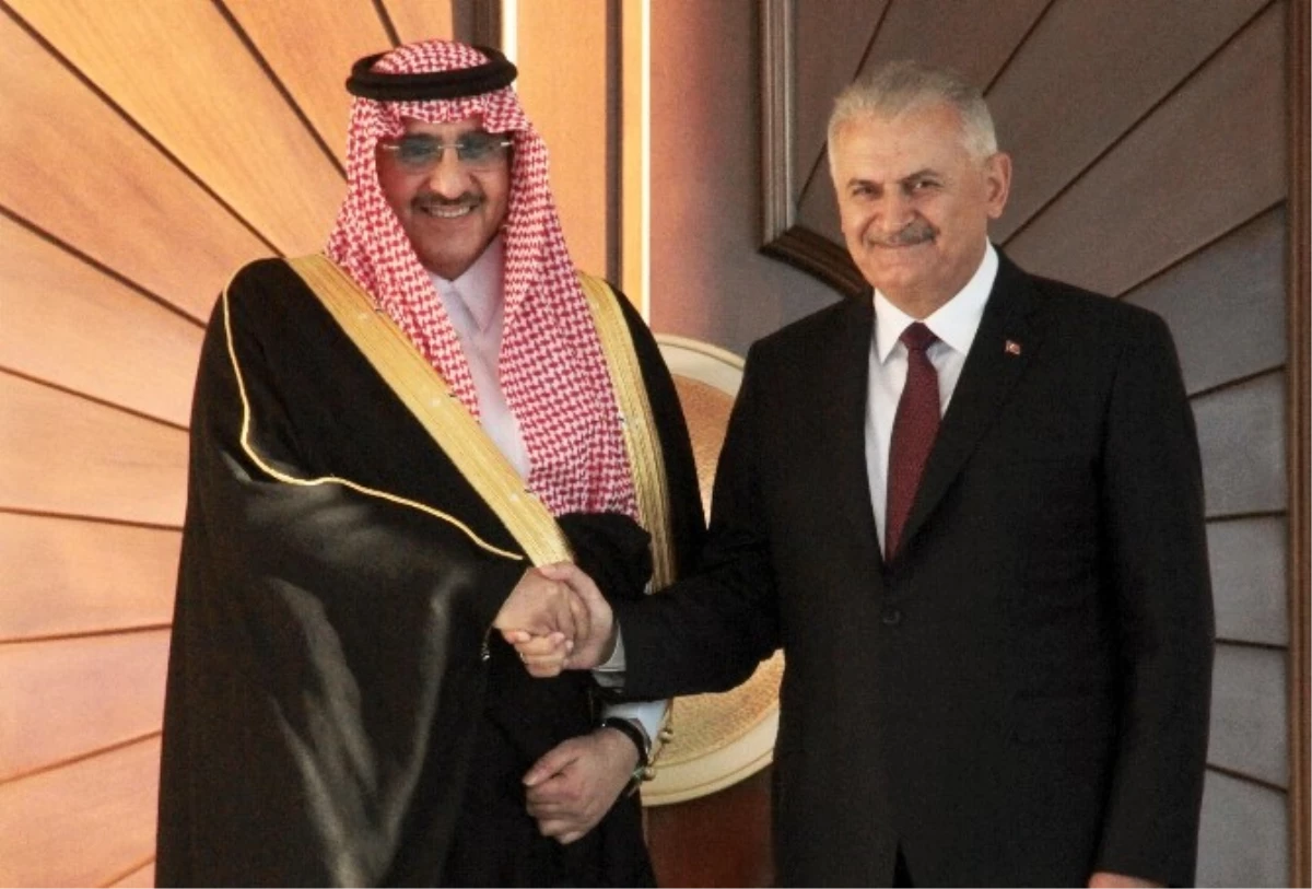 Başbakan Yıldırım, Suudi Arabistan Veliaht Prensi Al Suud\'u Resmi Törenle Karşıladı