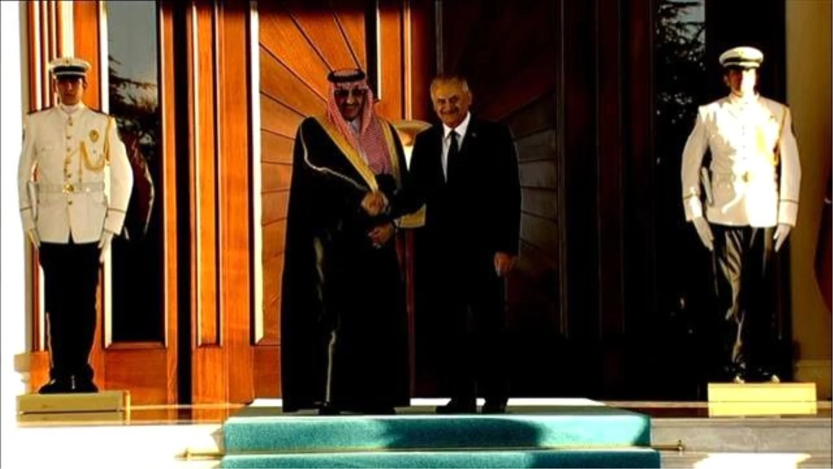 Başbakan Yıldırım, Suudi Arabistan Veliaht Prensi El Suud\'u Resmi Törenle Karşıladı