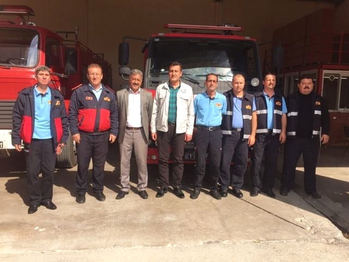 CHP Bilecik Belediye Meclis Üyesi Yeşil\'den İtfaiyecilere Ziyaret