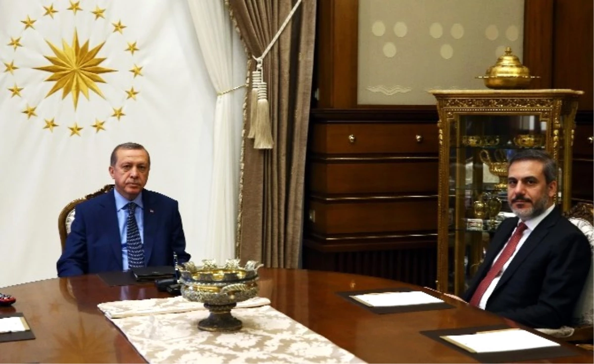 Cumhurbaşkanı Erdoğan MİT Müsteşarını Kabul Etti