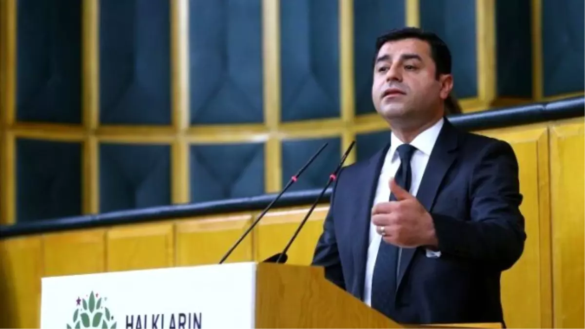 Hdp\'nin Cumhurbaşkanına Karşı Tutumu Yarın Belli Olacak