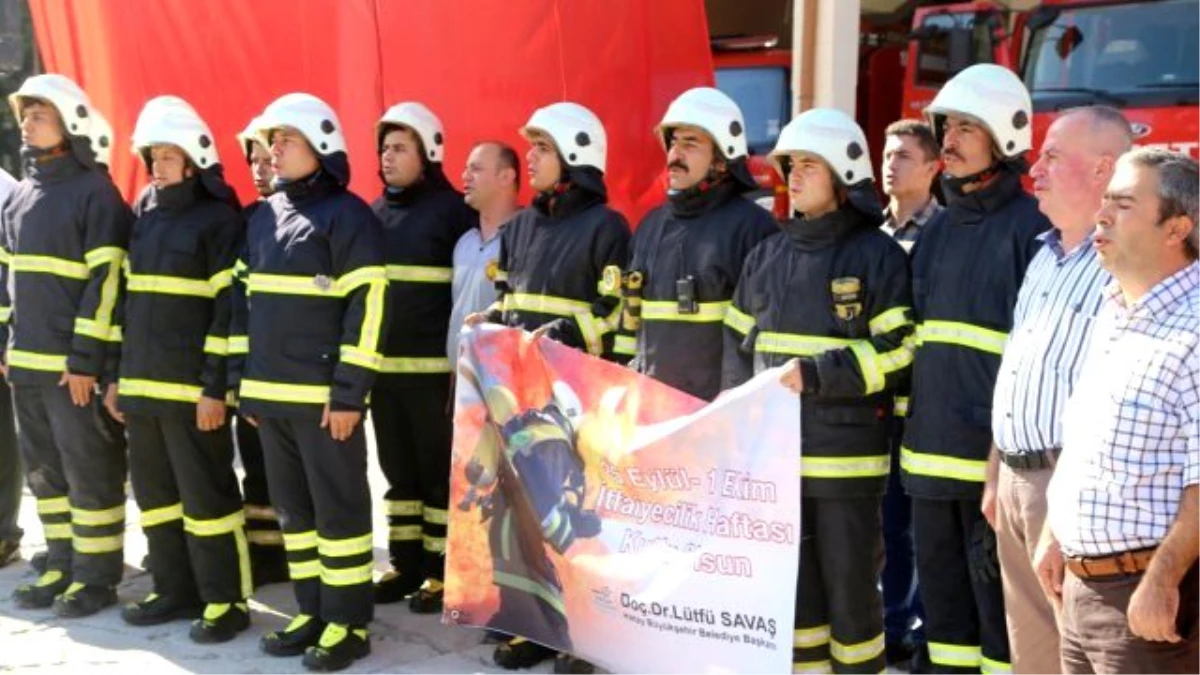 İtfaiye Teşkilatının Kuruluş Yıldönümü Hazırlanan Törenle Kutlandı