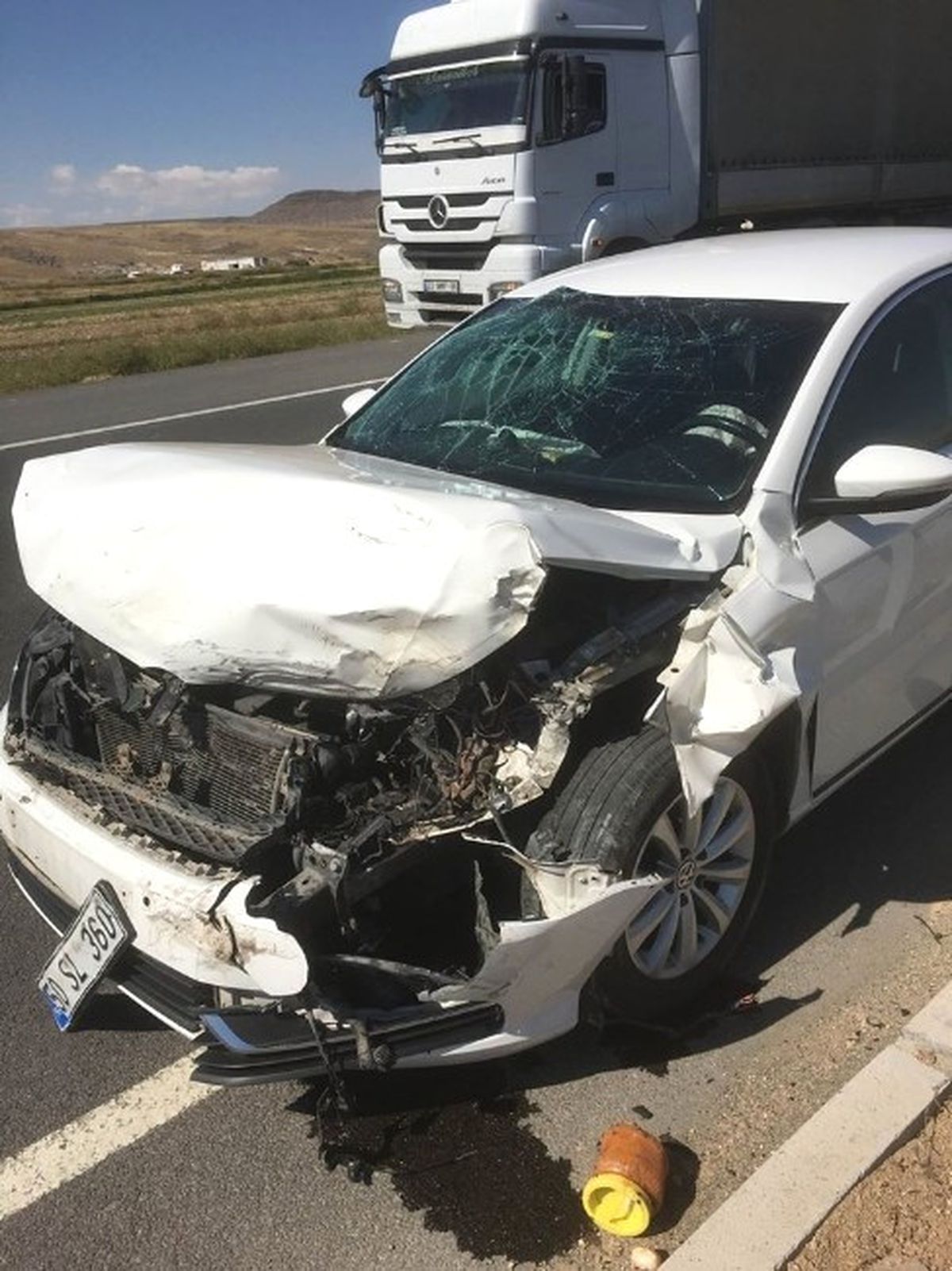 Kayseri\'de Trafik Kazası: 3 Yaralı