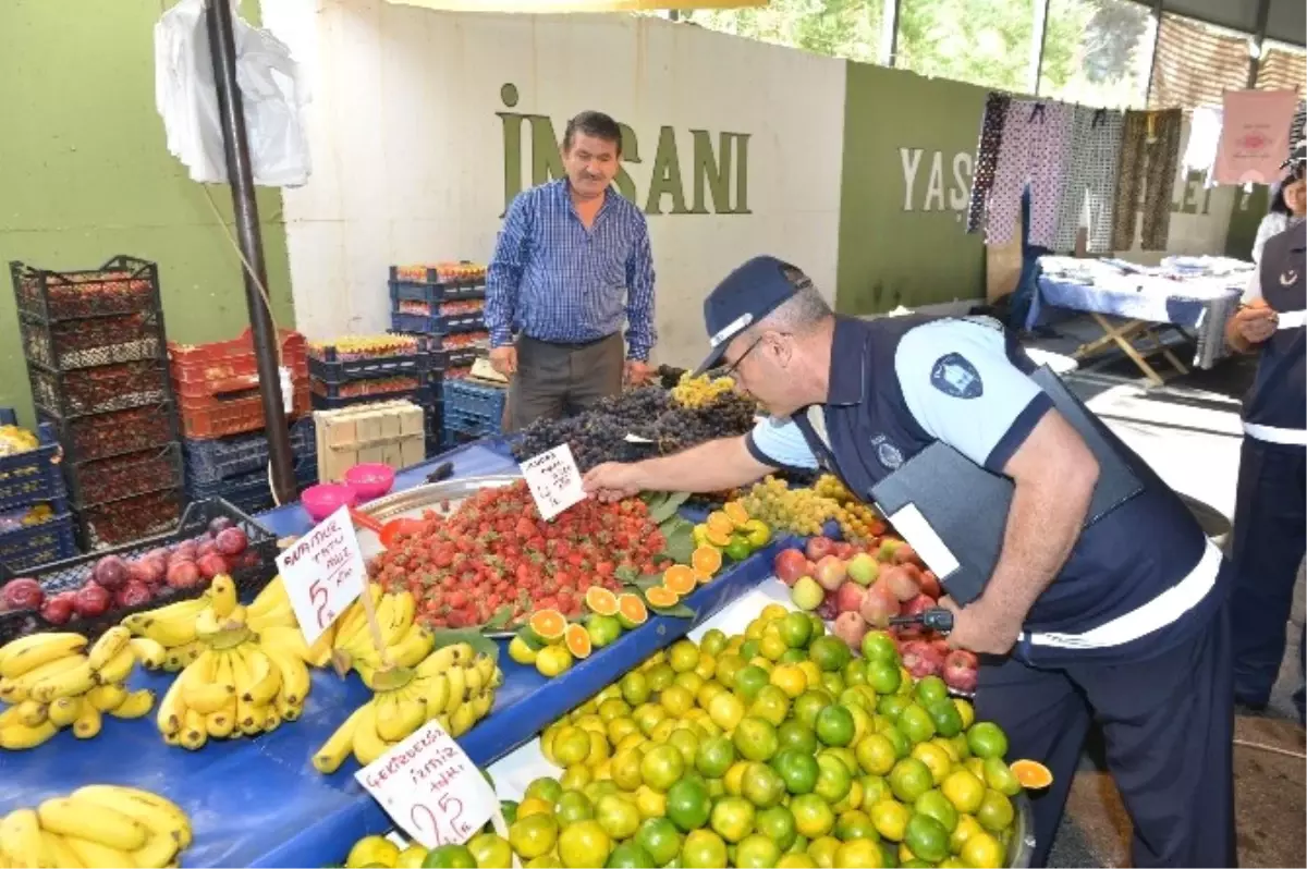 Pazar Yerlerine \'Yıldırım\' Denetim