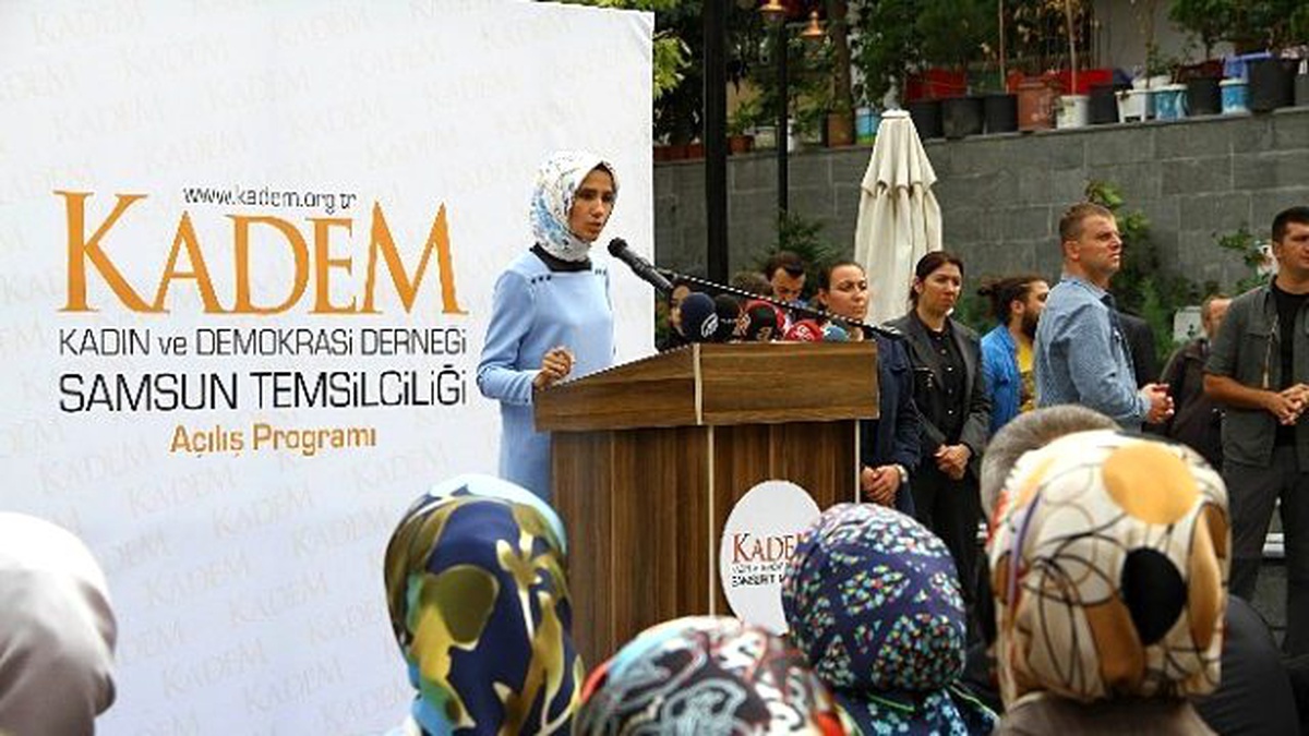 Görüntülü Haber) Sümeyye Erdoğan Bayraktar, Samsun\'da (2)