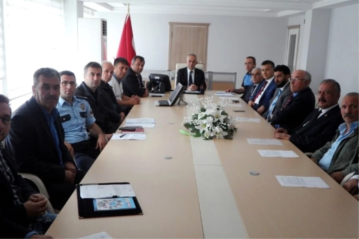 Bafra\'da Güvenlik Toplantısı