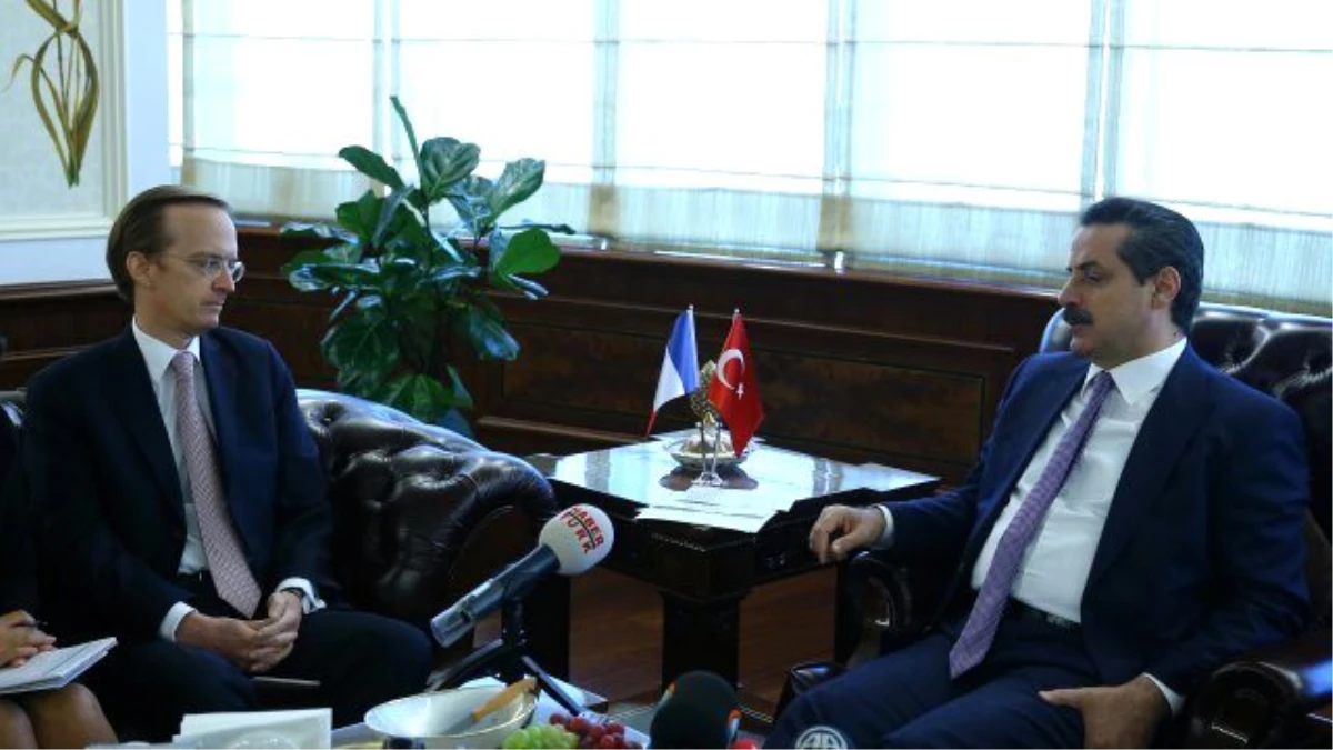 Bakan Çelik, Fransa\'nın Ankara Büyükelçisi\'ni kabul etti