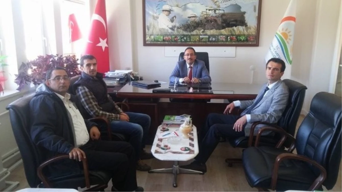 Başkan Selim Tuna, Müdür Yıldız\'ı Ziyaret Etti