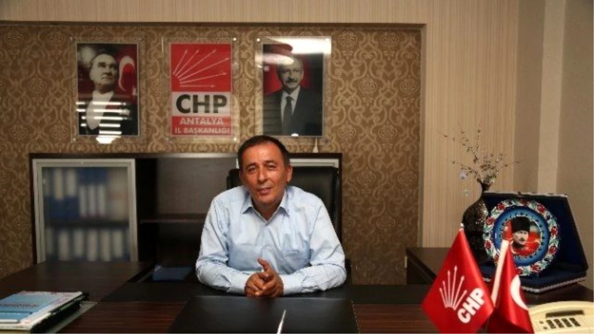 CHP Yeni İl Başkanı Mustafa Erdem Açıklaması