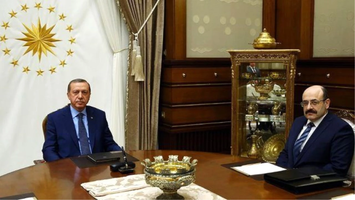 Cumhurbaşkanı Erdoğan YÖK Başkanı\'nı Kabul Etti