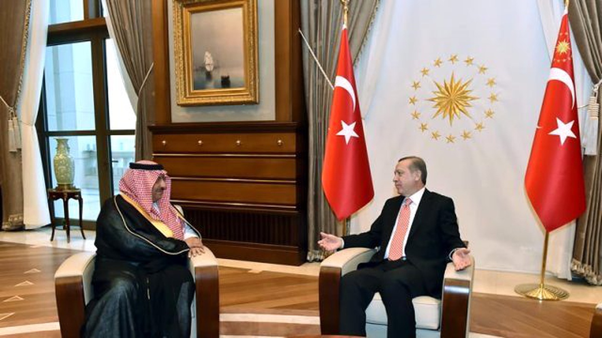 Görüntülü Haber) Suudi Arabistan Veliaht Prensi Muhammed Bin Nayif Cumhurbaşkanlığı Sarayı\'nda