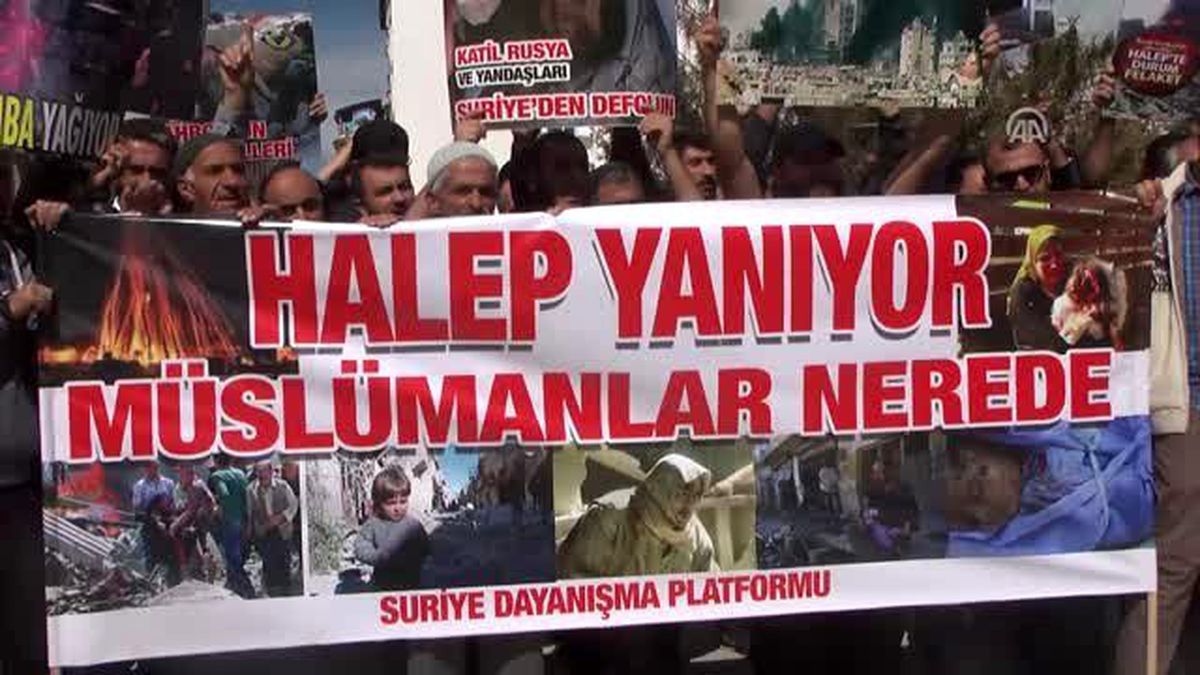 Halep\'teki Saldırılara Tepkiler