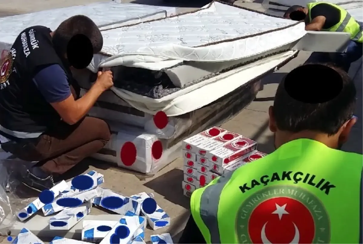 Her "Yolu" Deneyen Sigara Kaçakçıları Gümrük Ekiplerine Yakalandı