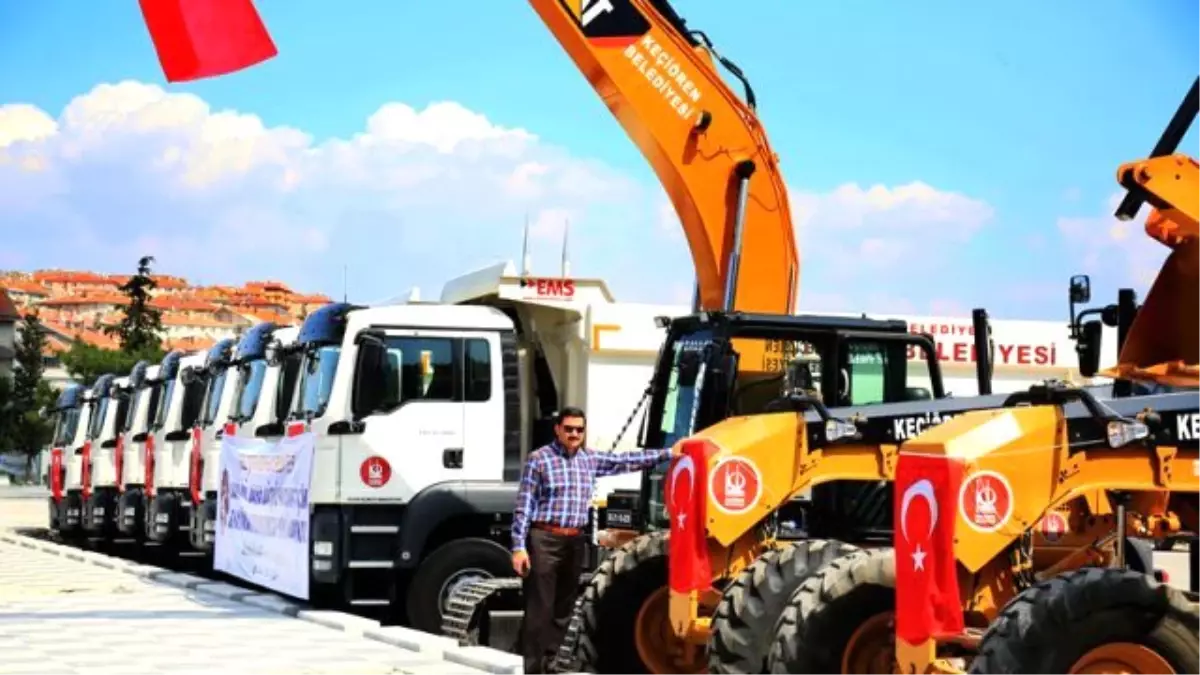 Keçiören Belediyesi Daha İyi Hizmet İçin Araç Filosunu Genişletti