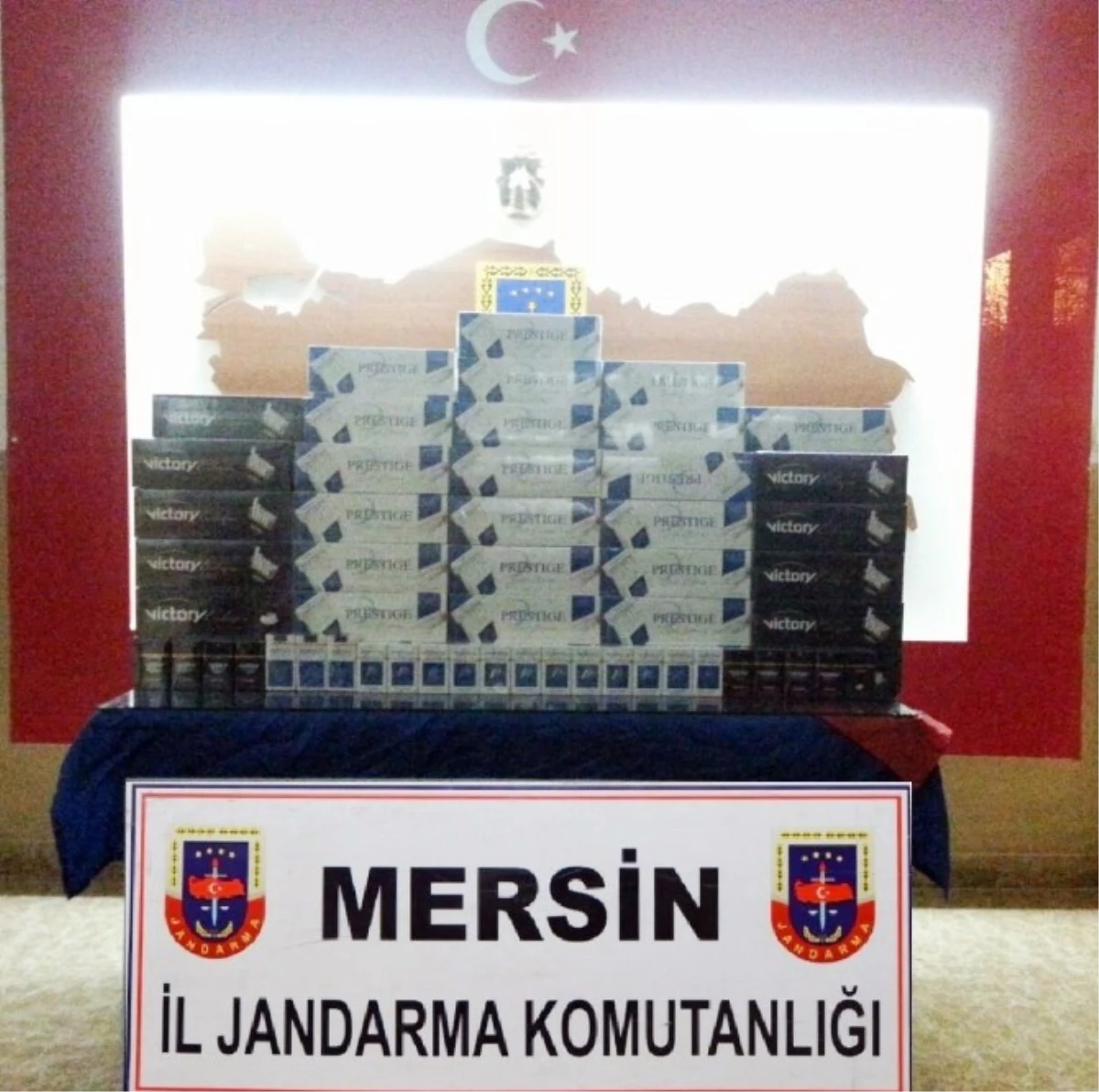 Mersin\'de Kaçak Sigara Operasyonu