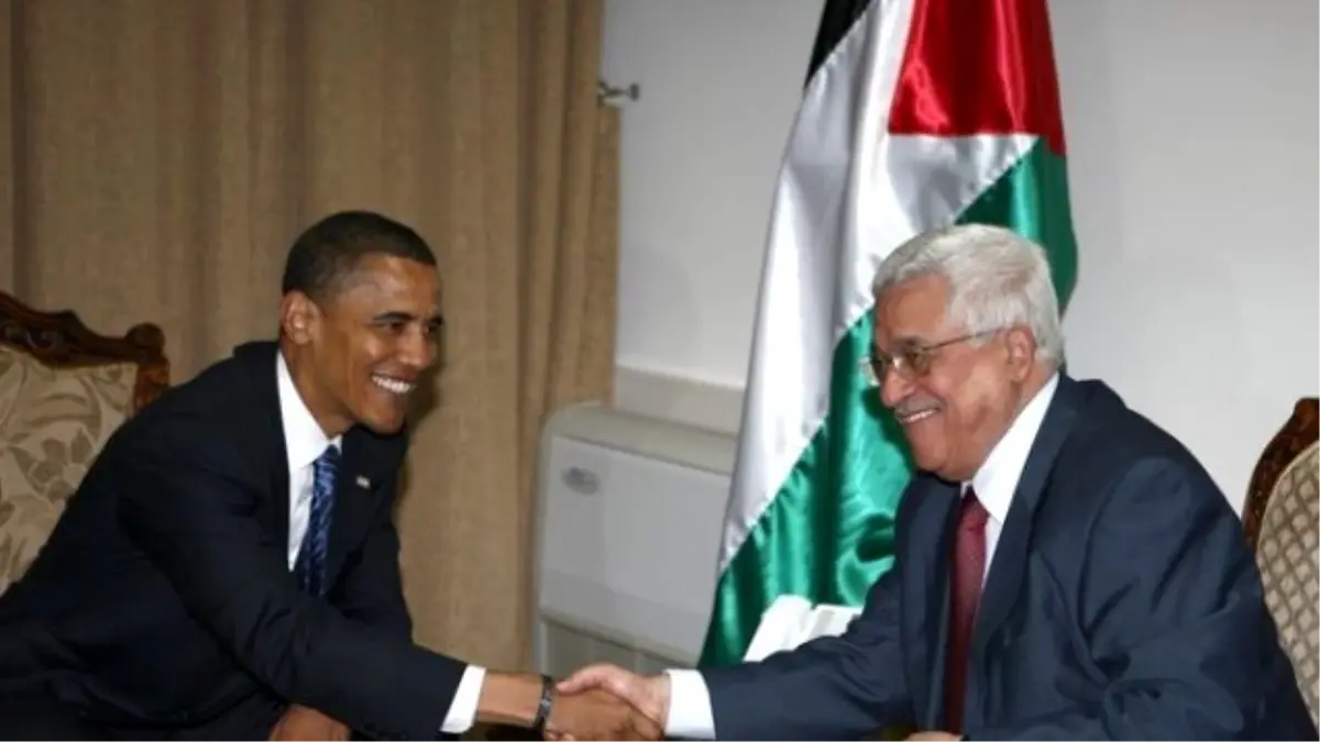 Obama, Peres\'in Cenaze Törenine Katılan Abbas\'a Teşekkür Etti