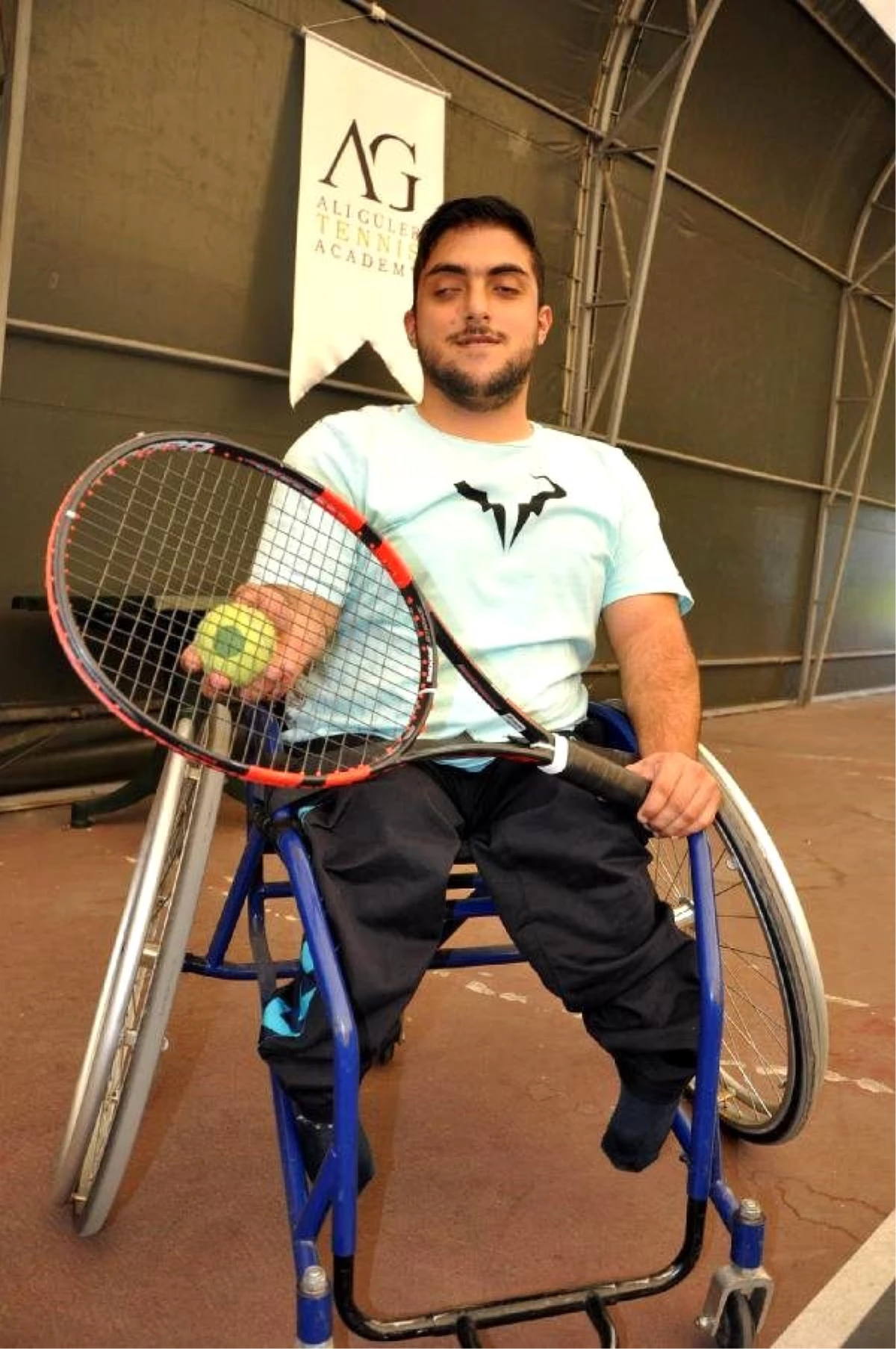 Görüntülü Haber) Sefa\'nın Hedefi, Avrupa Tekerlekli Sandalye Tenis Şampiyonu Olmak
